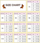 size chart for Black Butterfly Bra