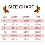 size chart for fritillary butterfly trousers