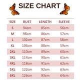 size chart for darkorchid butterfly dress