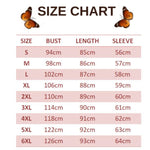 size chart for medium purple butterfly dress