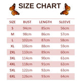 size chart for green butterfly dress