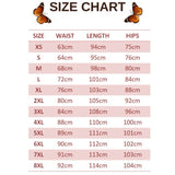 size chart for indra butterfly leggings