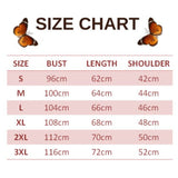 size chart for mediumslateblue butterfly sweater