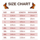 size chart for indra minori butterfly dress