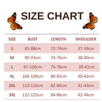 size chart for powder blue butterfly dress