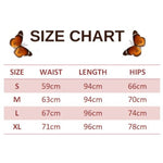 size chart for nokomis butterfly leggings