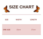 size chart for Sparkly Butterfly Crop Top