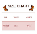 size chart for Purple Sequin Butterfly Top