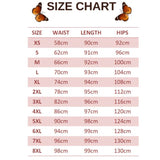 size chart for dainty butterfly leggings
