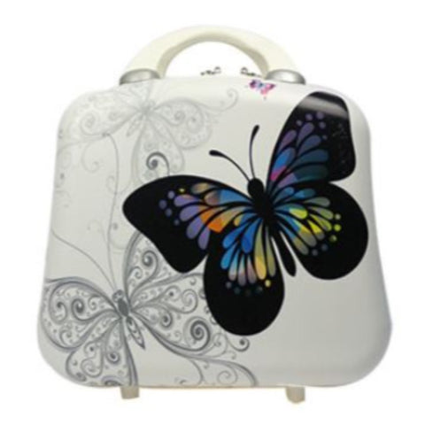 small butterfly suitcase