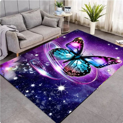 spinning butterfly rug