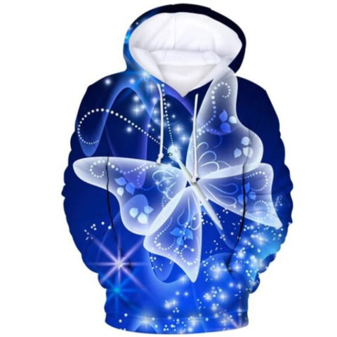 transparent butterfly hoodie