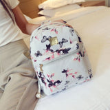 white butterfly backpack for women