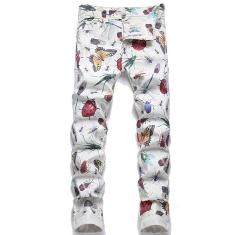 White Butterfly Pants