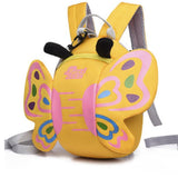 yellow butterfly backpack with wings for little girls