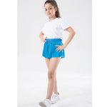 blue youth butterfly flowy shorts