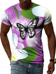 mens butterfly t shirt