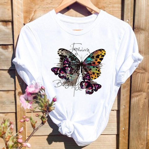 bohemian butterfly t shirt