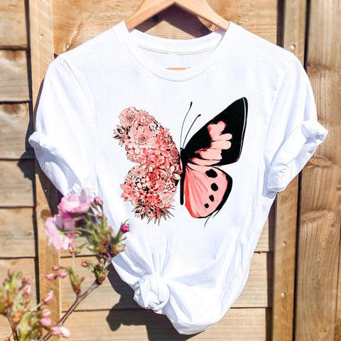 anemone butterfly t shirt