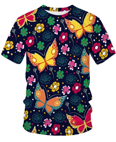 daisy butterfly t shirt