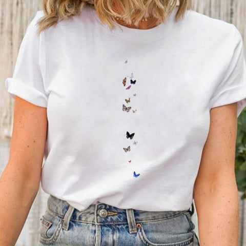 wildlife illusion butterfly t shirt