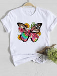 melancholy butterfly t shirt