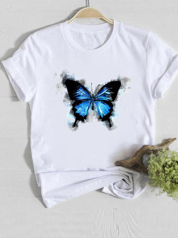 shades of butterfly t shirt