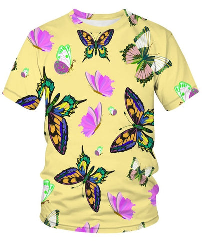 lemonchiffon butterfly t shirt