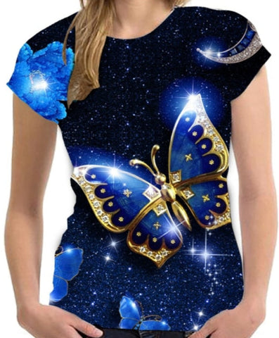 painted lady butterfly t shirt