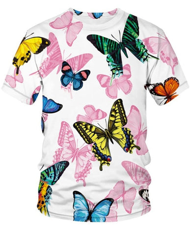 plain butterfly t shirt