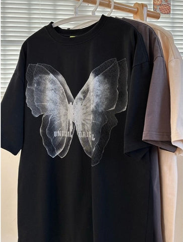 illusion butterfly t shirt