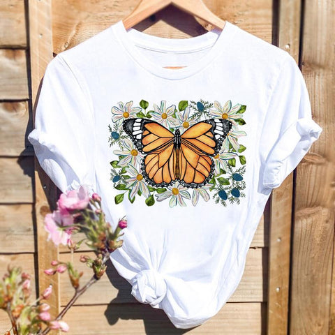 glazed butterfly t shirt