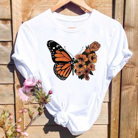 periwinkle butterfly t shirt