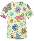 palegreen butterfly t shirt