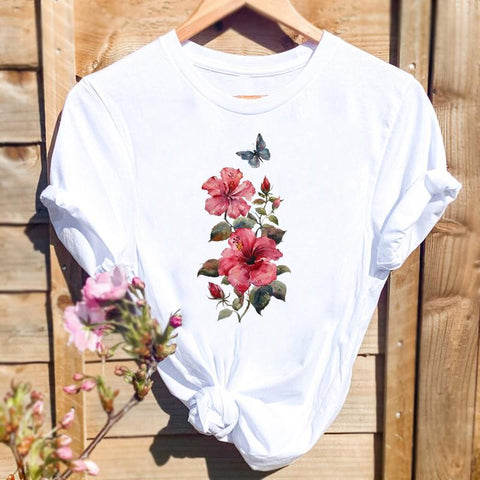 gladiolus butterfly t shirt