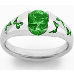 butterfly ring for girls green