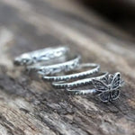 butterfly stacking ring jewelry