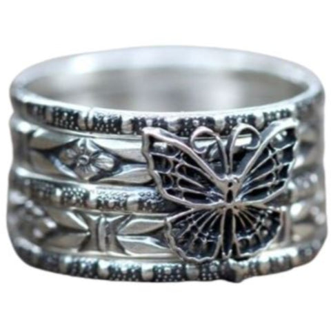 butterfly stacking ring