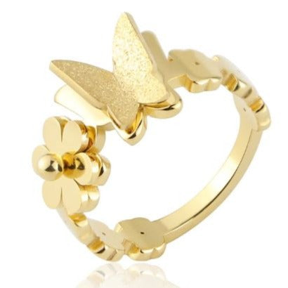 cheap butterfly ring