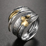 feather butterfly ring vintage
