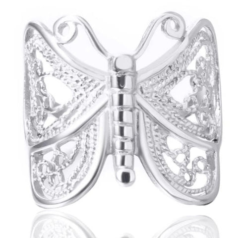 filigree butterfly ring