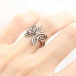 outlined butterfly ring jewelry