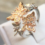 pink butterfly promise ring design