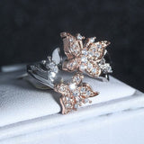 Pink Butterfly Promise Ring