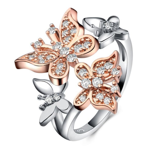 pink butterfly promise ring