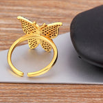 whimsical turquoise butterfly ring