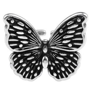 vintage sterling silver butterfly ring