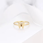 yellow butterfly promise ring jewelry