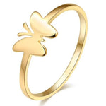 yellow butterfly promise ring