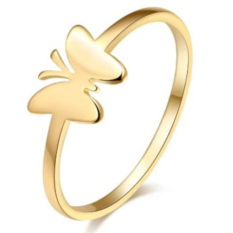 yellow butterfly promise ring